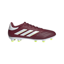 Load image into Gallery viewer, adidas Copa Pure II League Firm Ground Junior Soccer Cleats IE7494 Burgundy/White/Neon Green