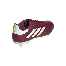 Load image into Gallery viewer, adidas Copa Pure II League Firm Ground Junior Soccer Cleats IE7494 Burgundy/White/Neon Green