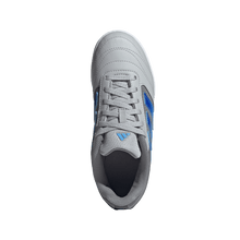 Load image into Gallery viewer, adidas Super SALA II Junior Indoor Soccer Shoes IE7560 Grey Two/Lucid Blue/Blue Burst