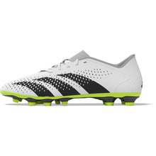 Load image into Gallery viewer, adidas Predator Accuracy.4 FxG Juniors Soccer Cleats IE9434 Cloud White/Black/Lucid Lemon