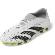 Load image into Gallery viewer, adidas Predator Accuracy.4 FxG Juniors Soccer Cleats IE9434 Cloud White/Black/Lucid Lemon