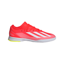 Load image into Gallery viewer, Adidas X Crazyfast League Indoor Youth Soccer Shoe IF0684 Solar Red / White