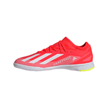 Load image into Gallery viewer, Adidas X Crazyfast League Indoor Youth Soccer Shoe IF0684 Solar Red / White
