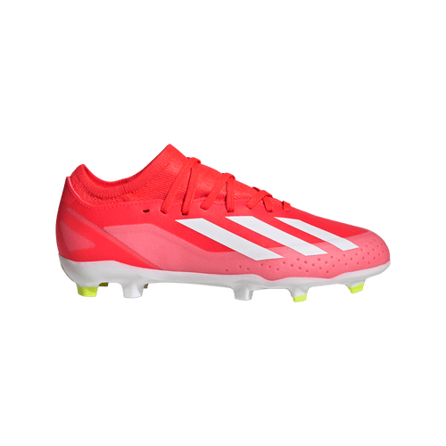 adidas X Crazyfast League Firm Ground Junior Soccer Cleats IF0693 Solar Red/White/Yellow