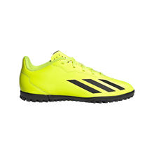 Load image into Gallery viewer, adidas X Crazyfast Club Turf Junior Soccer Shoes IF0707 Team Solar Yellow/Core Black/Cloud White