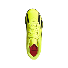 Load image into Gallery viewer, adidas X Crazyfast Club Turf Junior Soccer Shoes IF0707 Team Solar Yellow/Core Black/Cloud White