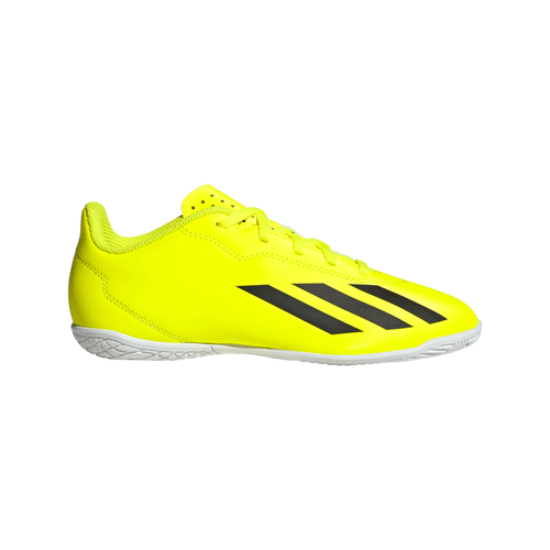 adidas X Crazyfast Club Indoor Junior Soccer Shoes IF0710 Yellow/Black/White