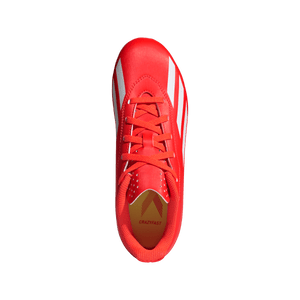 Adidas X Crazyfast Club FxG Youth Soccer Cleat IF0720 Solar Red/ White