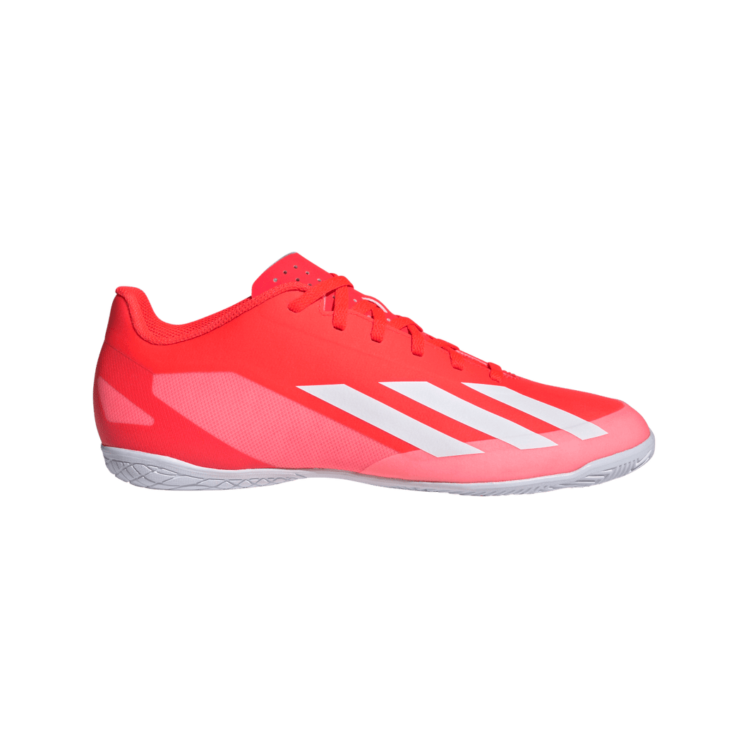 Adidas X Crazyfast Club Adult Indoor Soccer Shoe IF0721 Solar Red / White