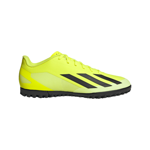 adidas X Crazyfast Club Adult Turf Soccer Shoes IF0723 Neon Green /White/Black