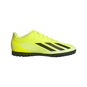 adidas X Crazyfast Club TF Adult Turf Soccer Shoes IF0723 Neon Green /White/Black