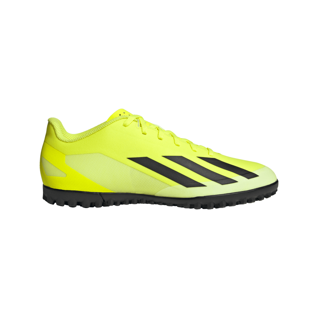 adidas X Crazyfast Club TF Adult Turf Soccer Shoes IF0723 Neon Green /White/Black