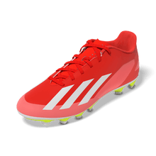 Load image into Gallery viewer, Adidas X Crazyfast Club Flexible Ground Adult Soccer Cleats IG0616 Solar Red/White