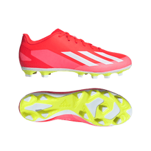 Load image into Gallery viewer, Adidas X Crazyfast Club Flexible Ground Adult Soccer Cleats IG0616 Solar Red/White