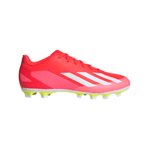 Adidas X Crazyfast Club Flexible Ground Adult Soccer Cleats IG0616 Solar Red/White