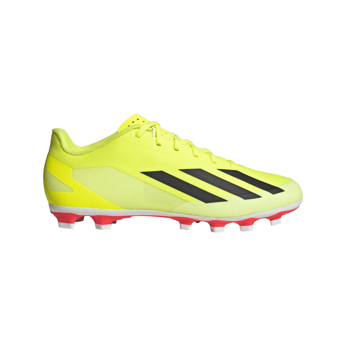 adidas Men's x Crazyfast Club FxG Soccer Cleats | IG0618 10 / Team Solar Yellow 2/Core Black/Ftwr White adidas Men's x Crazyfast Club FxG Soccer Cleats | IG0618 10 / Team Solar Yellow 2/Core Black/Ftwr White