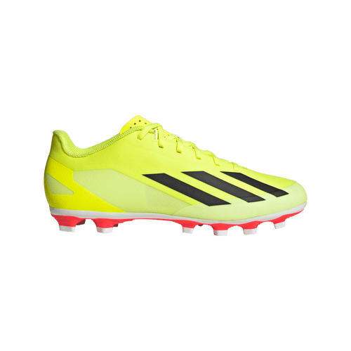 Adidas X Crazyfast Club FxG Adult Soccer Cleat IG0618 Neon Green / White