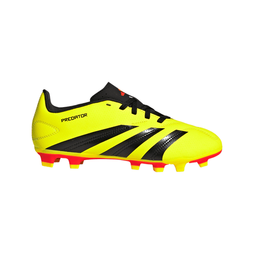 adidas Predator Club FxG Junior Soccer Cleats IG5426 Yellow/Core Black/Solar Red