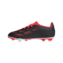 Load image into Gallery viewer, Adidas Predator Club Flexible Ground Junior Soccer Cleat IG5429 Black/White/Solar Red