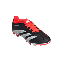 Load image into Gallery viewer, Adidas Predator Club Flexible Ground Junior Soccer Cleat IG5429 Black/White/Solar Red