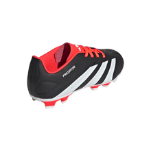 Load image into Gallery viewer, Adidas Predator Club Flexible Ground Junior Soccer Cleat IG5429 Black/White/Solar Red