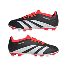 Load image into Gallery viewer, Adidas Predator Club Flexible Ground Junior Soccer Cleat IG5429 Black/White/Solar Red