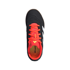 Adidas Predator Club Indoor Sala Youth Soccer Shoe IG5435 Black /White / Solar Red