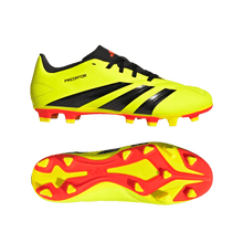Load image into Gallery viewer, adidas Predator Club Flexible Ground Adult Soccer Cleat IG7757 Yellow/Black/Solar Red