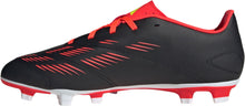 Load image into Gallery viewer, Adidas Predator Club Flexible Ground Adult Soccer Cleats IG7760 Black/Solar Red/White