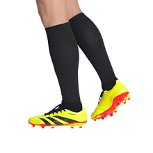 Load image into Gallery viewer, adidas Predator League Sock Firm Ground Junior Soccer Cleat IG7773 Yellow/Black/Solar Red