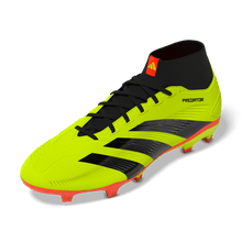 Load image into Gallery viewer, adidas Predator League Sock Firm Ground Junior Soccer Cleat IG7773 Yellow/Black/Solar Red