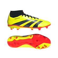 Load image into Gallery viewer, adidas Predator League Sock Firm Ground Junior Soccer Cleat IG7773 Yellow/Black/Solar Red