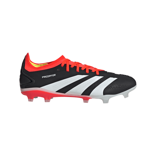 adidas Predator Pro Firm Ground Soccer Cleats IG7777 Core Black/Cloud White/Solar Red