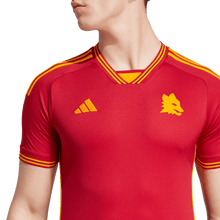 Load image into Gallery viewer, adidas AS Roma Home Adult Jersey 2023/24 IK7166 Victory Red/Yellow
