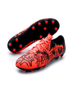 PUMA YOUTH TACTO II FG SOCCER CLEATS 107500-01 RED/BLACK
