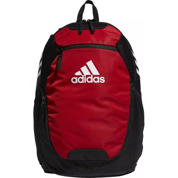 adidas backpack power red white adidas Stadium 3 Backpack (Red)