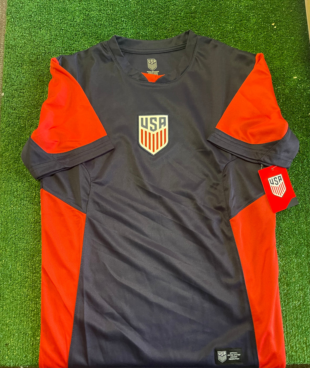 Icon Sports USA Jersey USSF182PF-N Navy/Red