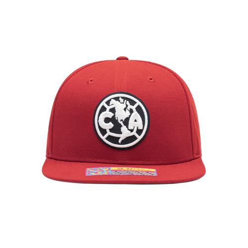 Fan Ink Club America Crayon SnackBack Hat CAM-2093-5552 Red/Black