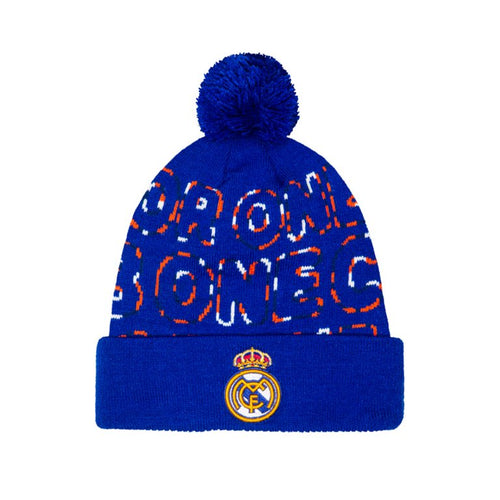 Fan Ink Real Madrid CF Futura Knit Beanie MAD-2034-5483 BLUE/ORANGE/WHITE