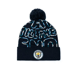 Fan Ink Manchester City FC Futura Knit Beanie MAN-2034-5483 NAVY/WHITE