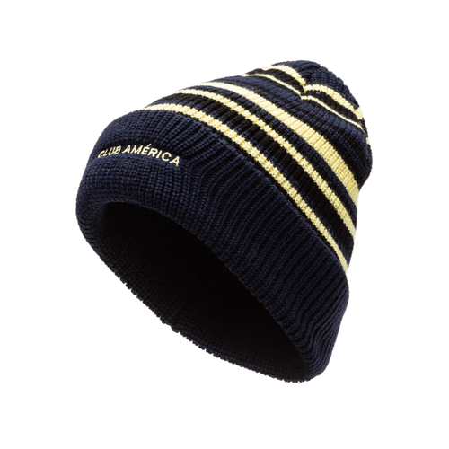 Fan Ink Club América Toner Beanie CAM-2034-5447 NAVY/YELLOW