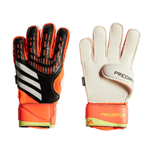 Load image into Gallery viewer, adidas Predator Match Fingersave Gloves IQ4037 Black/Solar Red/Solar Yellow