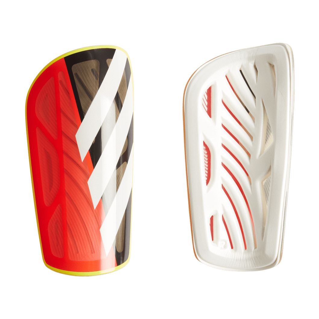 Adidas Tiro League Adult Soccer Shinguards IQ4039 Solar Red/Black/White