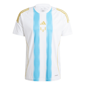 adidas Pitch 2 Street Messi Adult Training Jersey IS6466 White/Semi Blue Burst