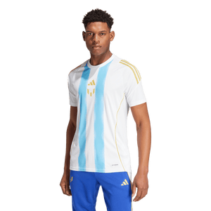 adidas Pitch 2 Street Messi Adult Training Jersey IS6466 White/Semi Blue Burst