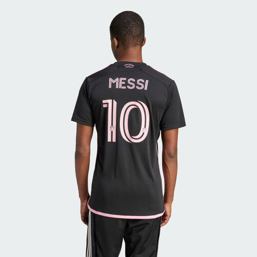 adidas Inter Miami CF 23/24 Adult Messi Away Jersey JE9744 Black/Pink