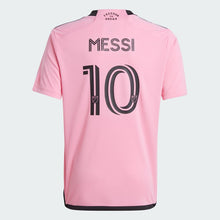 Load image into Gallery viewer, adidas Inter Miami CF 24/25 Youth Messi Home Jersey JE9743 Pink/Black