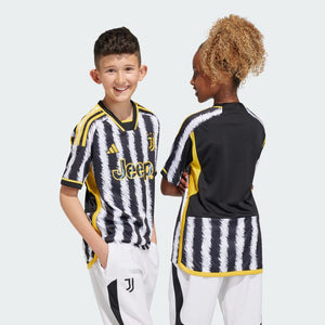 adidas Juventus Home Jersey Youth 2023/24 IB0490 Black/White/Yellow