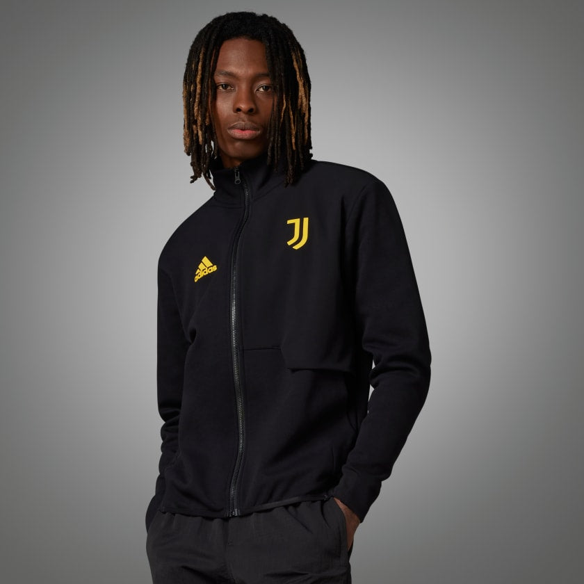 adidas Juventus Anthem Jacket Adult 2023/24 HZ4985 Black/Yellow