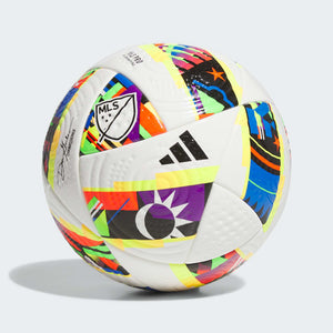 adidas MLS Pro Soccer Ball IP1625 White/Black/Solar Gold